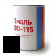 Эмаль алкидная полуматовая ПФ-115 Discount черная 0,8 кг