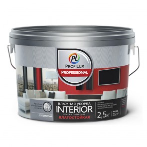 Краска интерьерная латексная Profilux Professional Interior 2,5 кг